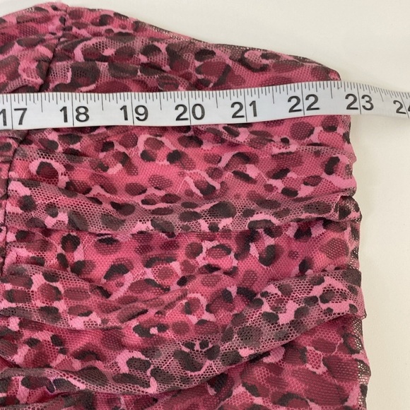 Elegant Pink Strapless Dress - Picture 11 of 16